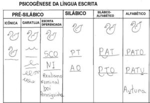 Alfabetizar e letrar - Psicogênese da língua escrita