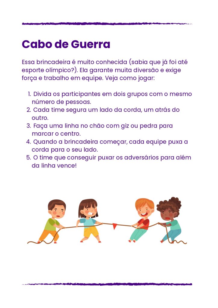 Caderno de Atividades com Brincadeiras indígenas
