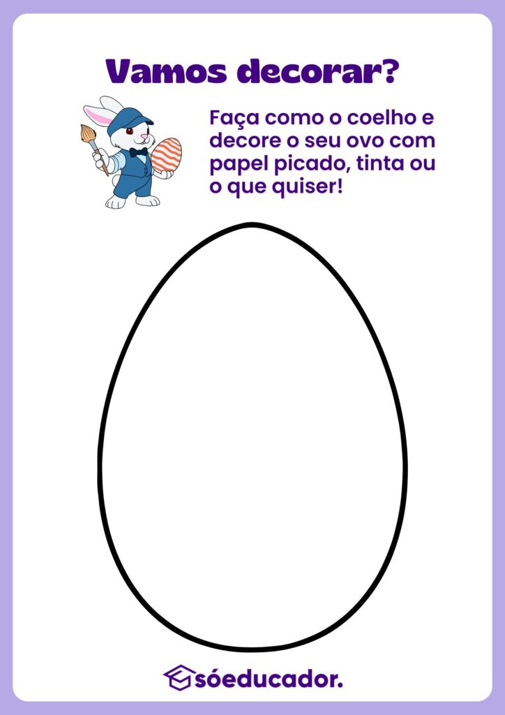 Atividades de Páscoa para Educação Infantil